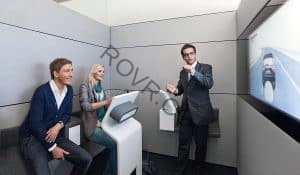 BMW Genius uses AV assistance to educate and answer customer questions at the BMW Welt in Munich