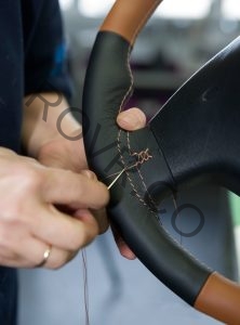 BMW Steering Wheel Stitching