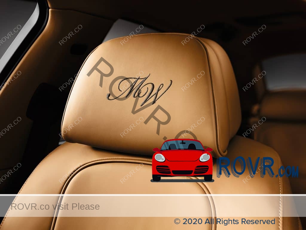 BMW Individual Monogrammed Headrest